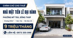 cho thuê nhà mặt tiền Lê Đại Hành